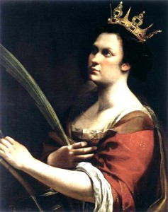 Artemisia Gentileschi, Santa Caterina d'Alessandria, Uffizi, Firenze