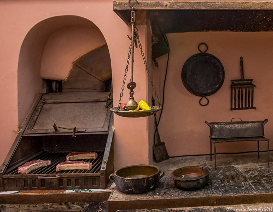 Castello di Corigliano: i sotterranei e la cucina ottocentesca