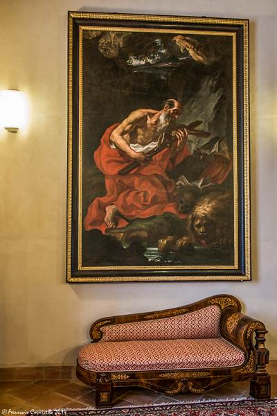Castello di Corigliano: salotto