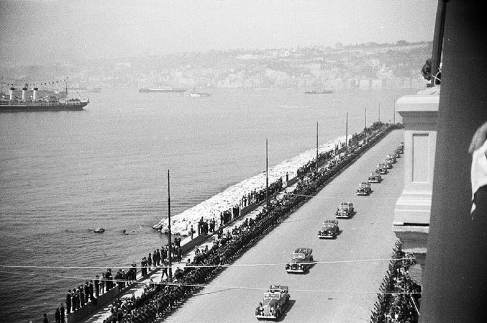 Hitler a Napoli nel 1938