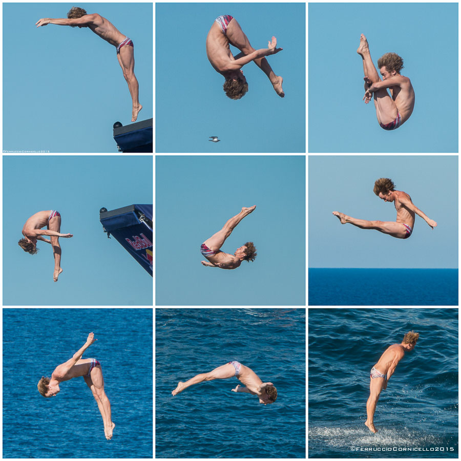 Nel blu dipinto di blu: a Polignano gli spettacolari tuffi del Red Bull Cliff Diving World Series 2015 - 2