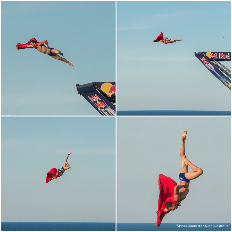 Nel blu dipinto di blu: a Polignano gli spettacolari tuffi del Red Bull Cliff Diving World Series 2015 - 2