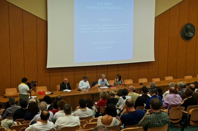 Nino Migliori al Politecnico di Bari