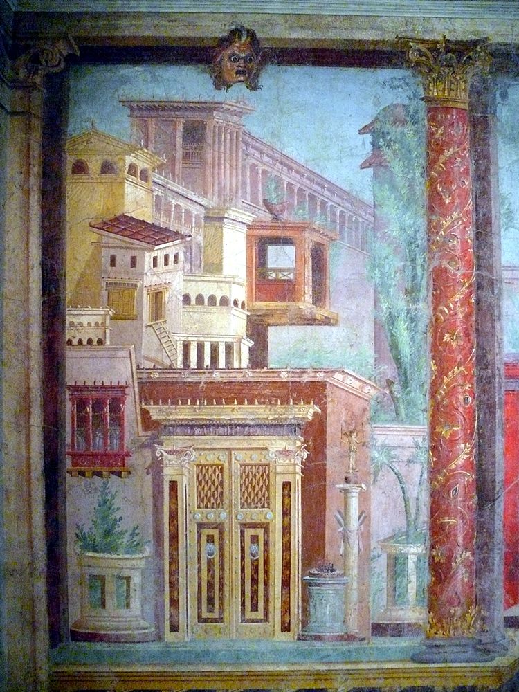 Sono al MET di New York gli spettacolari affreschi di una villa romana di Boscoreale