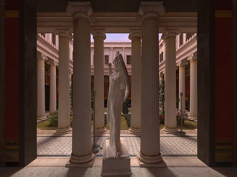 Spettacolare ricostruzione virtuale della Villa dei papiri di Ercolano in mostra a Madrid