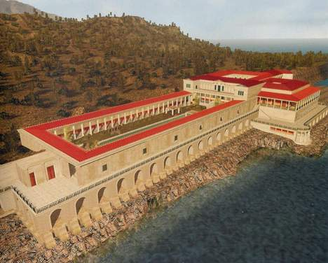 Spettacolare ricostruzione virtuale della Villa dei papiri di Ercolano in mostra a Madrid