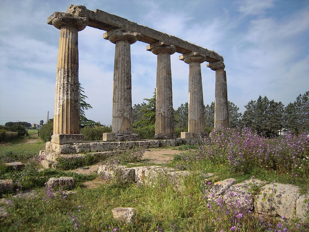 Tempio di Hera a primavera