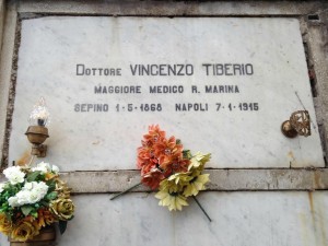 La tomba di Vincenzo Tiberio, Cimitero di Sepino (Cb)