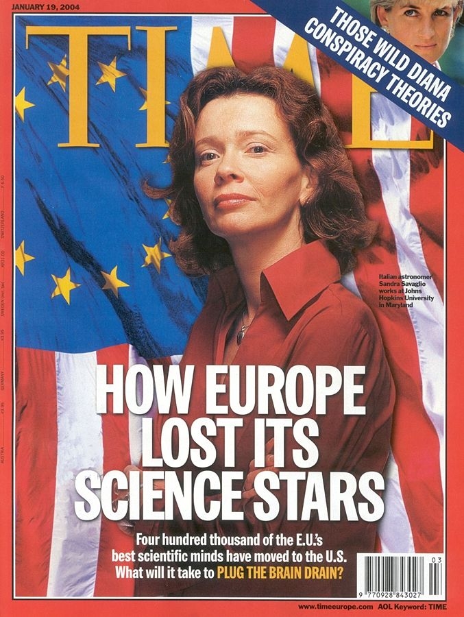 L'astrofisica calabrese Sandra Savaglio sulla copertina del settimanale TIME