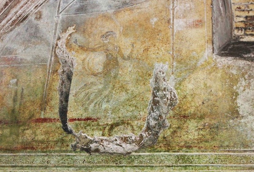 Figura femminile danzante dalle pareti della Tomba del Fondo Di Fraia, I sec. d.C. , Pozzuoli (Na) - Ph. courtesy Nigel Hermann