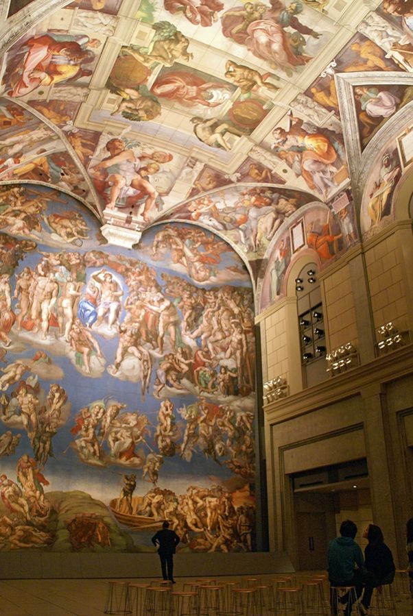La Cappella Sistina riprodotta a grandezza naturale, Otsuka Museum of Art - Image source