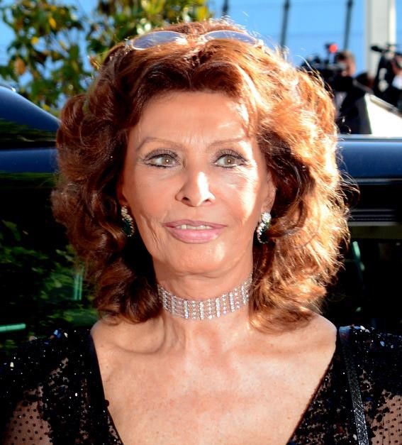 L'attrice Sophia Loren - Image source