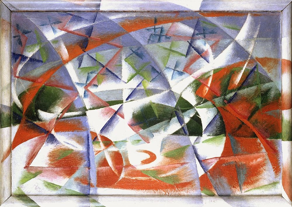 Giacomo Balla, Velocità astratta + rumore, 1913-14, Collezione Peggy Guggenheim, Venezia