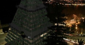 N’Albero: inaugurato a Napoli l’albero di Natale più alto del mondo