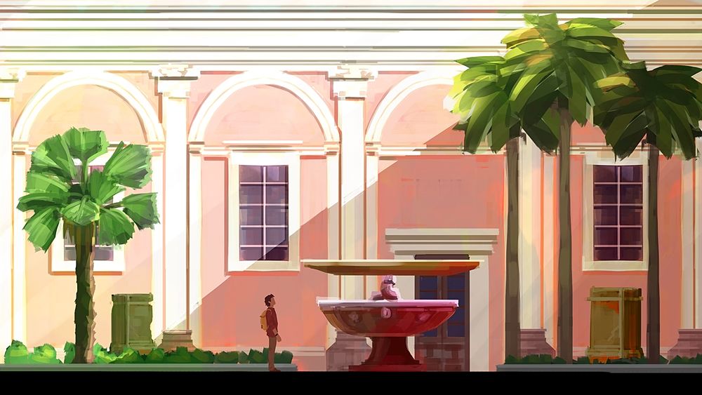 Uno screenshot di "Father and Son" il videogioco prodotto dal Museo Archeologico Nazionale di Napoli