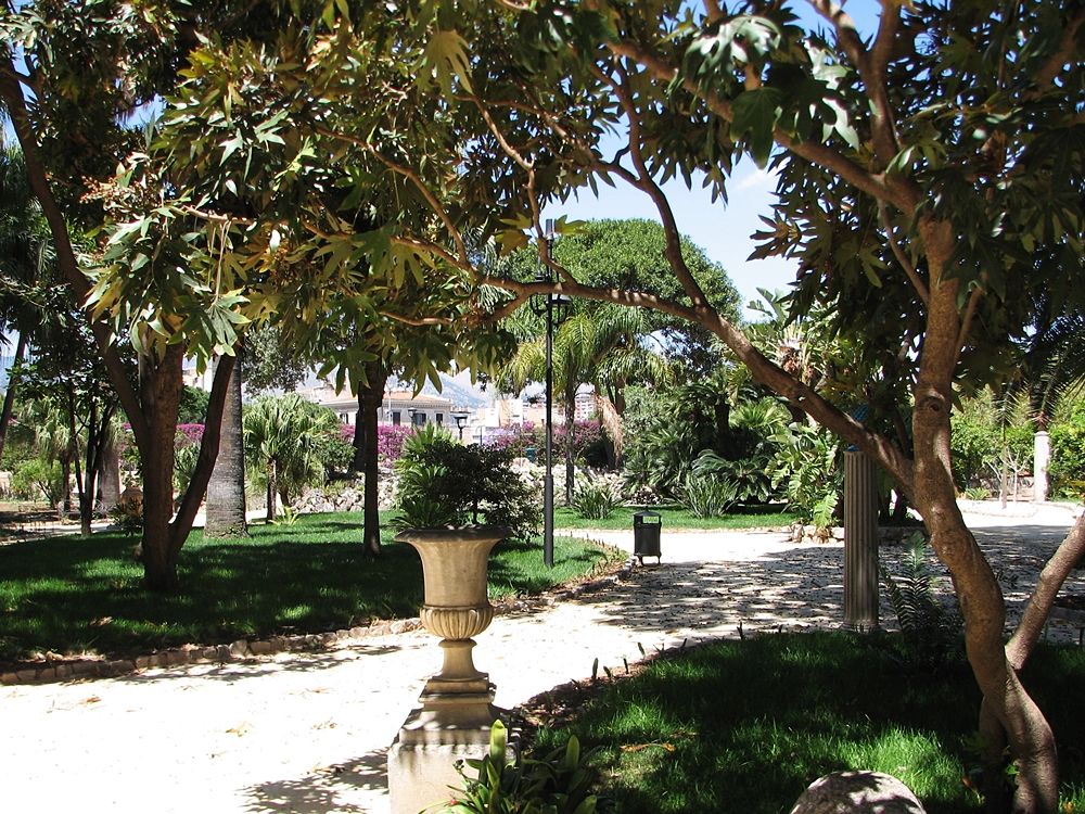 Scorcio dei Giardini Reali, Palazzo dei Normanni, Palermo | Image by Fondazione Federico II
