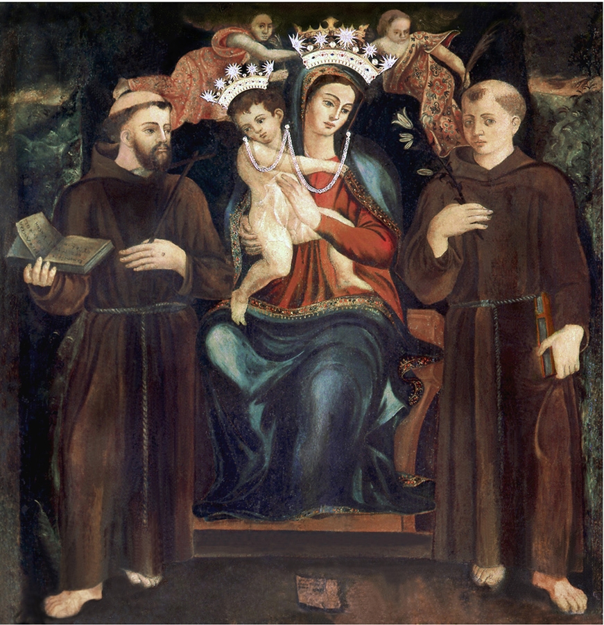 effigie della Madonna della Consolazione, eseguita nel 1547 dal pittore locale Niccolò Andrea Caprioli