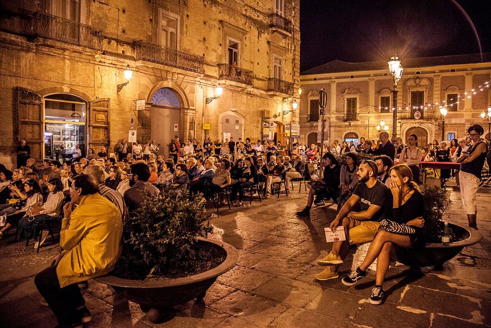 Momenti del Festival in Piazza Duomo, a Lucera (Foggia)