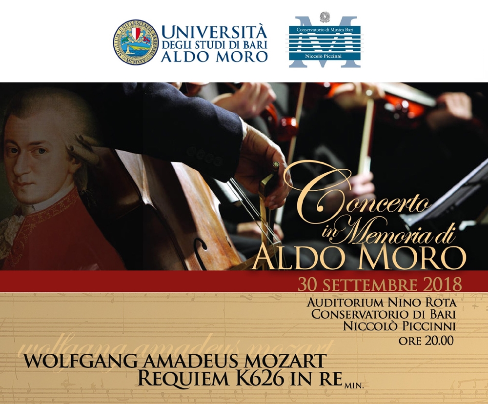 Requiem di Mozart (29 settembre, Auditorium Nino Rota, Bari)