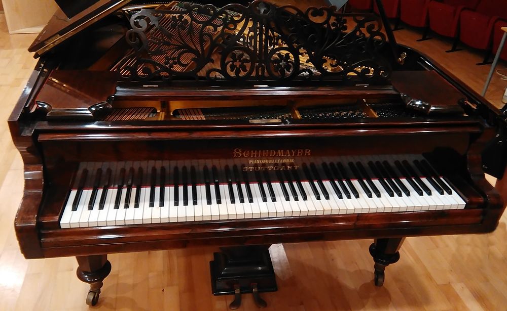 Il pianoforte Schiedmayer appartenuto a Nino Rota, Conservatorio "Piccinni", Bari © Famedisud