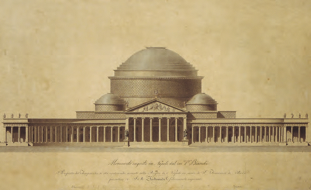 Il progetto di Pietro Bianchi (1816) per la Basilica di S. Francesco di Paola, Napoli
