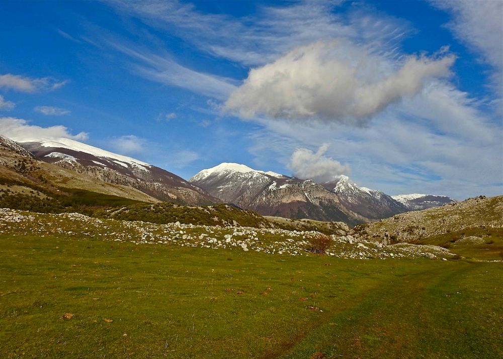 Monti innevati nel Parco Nazionale del Pollino - Ph. © Stefano Contin