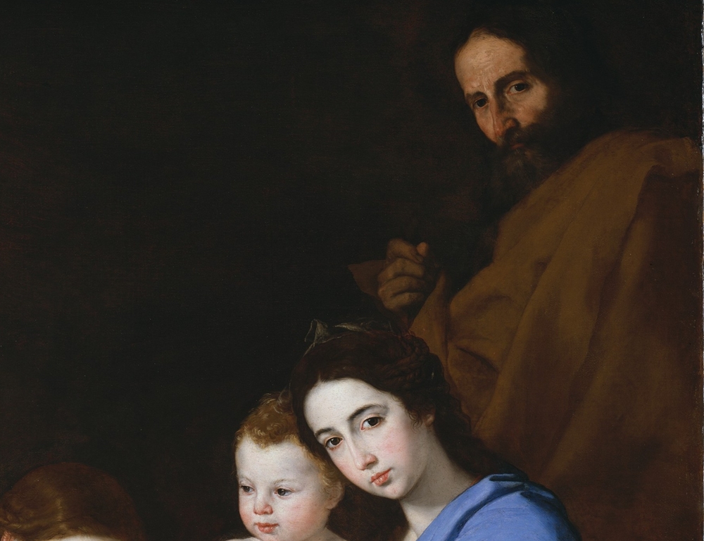 Jusepe de Ribera, part. con S. Giuseppe, la Vergine e il Bambino, 1648 - Metropolitan Museum, New York