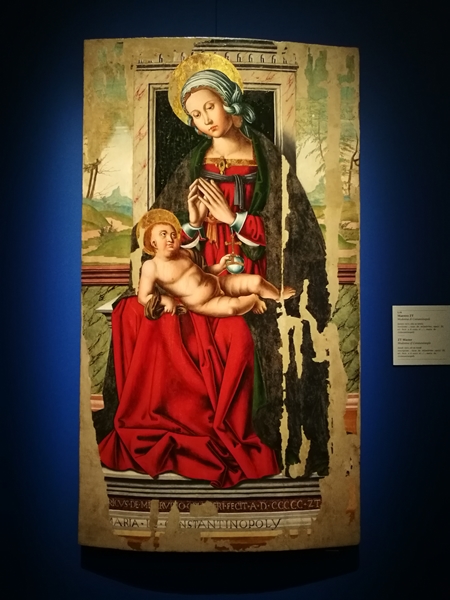 Maestro dalmata ZT, Madonna di Costantinopoli, Pinacoteca Comunale, Spinazzola (Ba) - Ph. © Angela Capurso