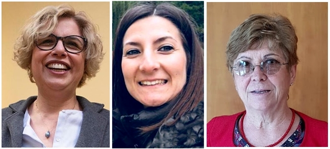 Le scienziate Concetta Castilletti, Francesca Colavita e Maria Capobianchi