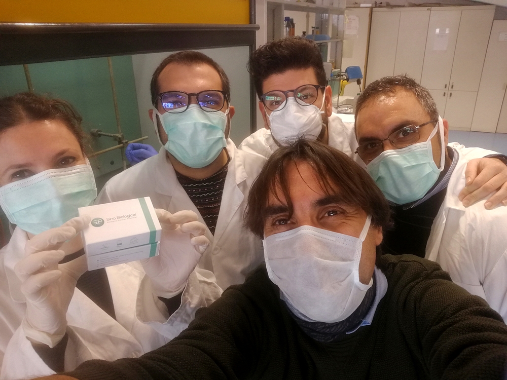 Il team di esperti che hanno lavorato alla produzione degli anticorpi sintetici