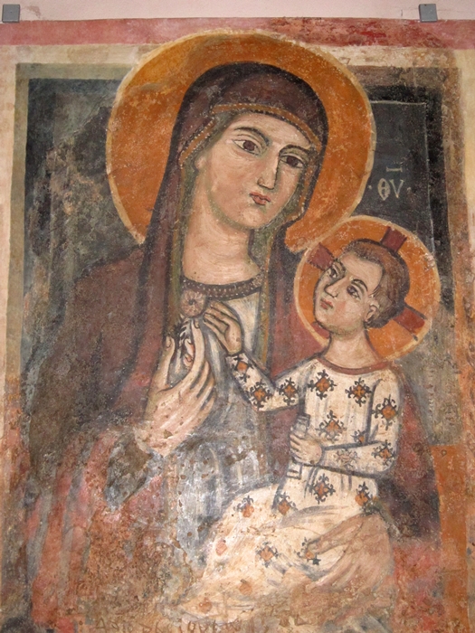 Madonna di Casaranello, affresco, tardo XIV° secolo - Ph. © Alessandro Romano 