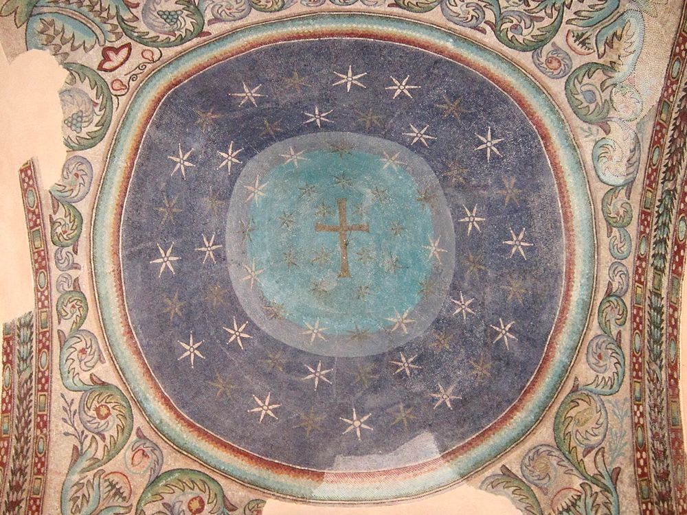 Part. dei mosaici della cupola, VI° sec. d.C. - Ph. © Alessandro Romano  