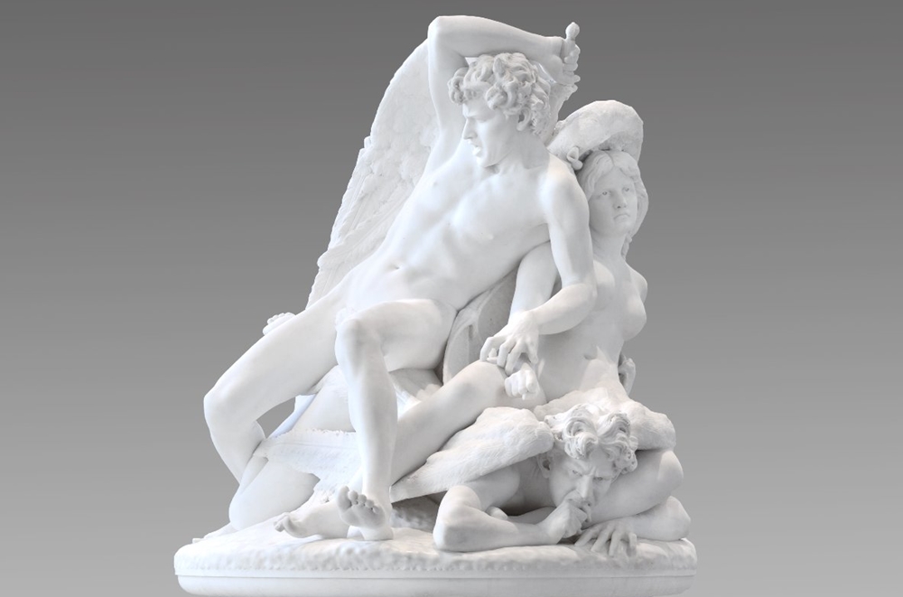 Salvatore Albano, Gli Ageli caduti (part.), 1883 - Ph.  Brooklyn Museum, NY