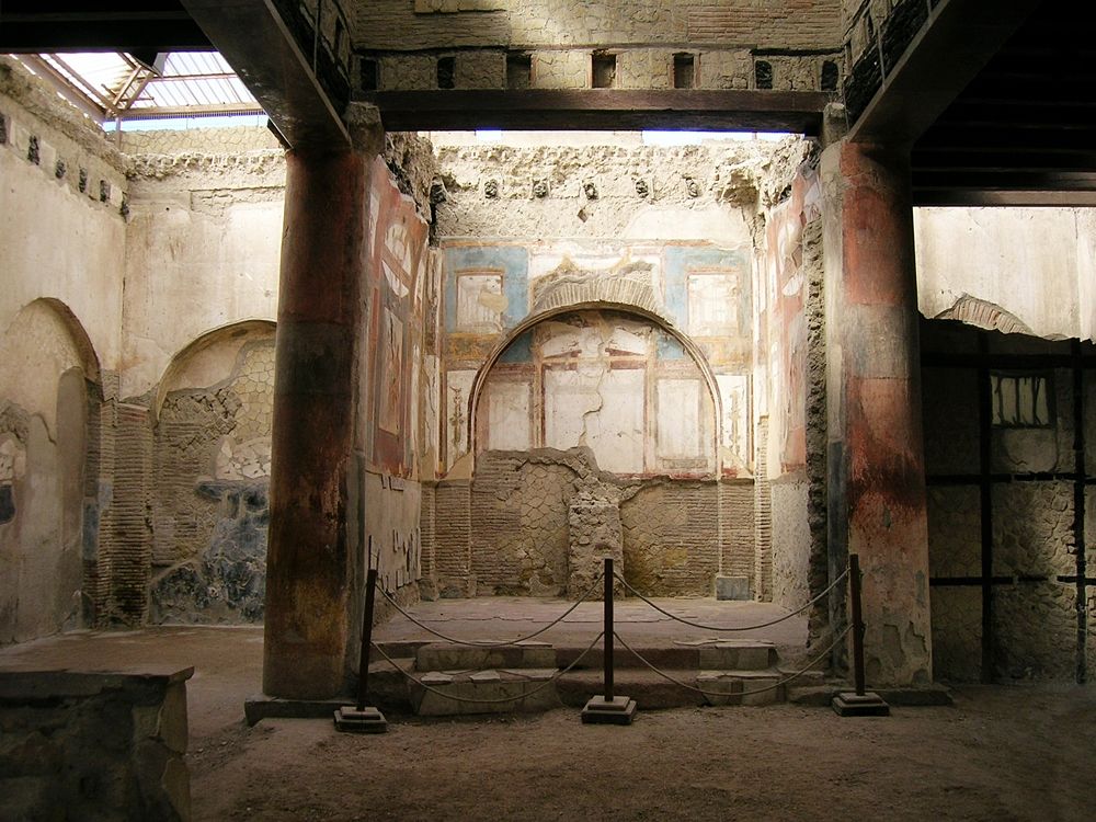 Scorcio del Collegio degli Augustali, Ercolano (Napoli) - Image source