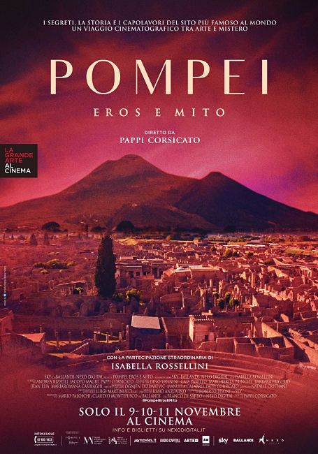 Pompei. Eros e Mito. Il manifesto del docufilm