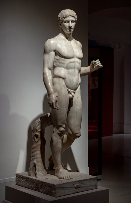 Doriforo di Pompei, marmo, Napoli, Museo Archeologico Nazionale