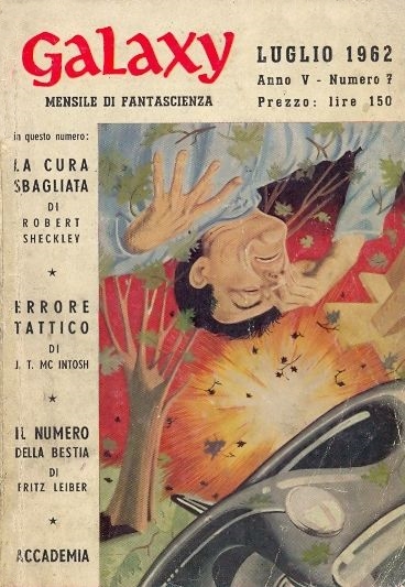 La rivista Galaxy, numero di Luglio 1962