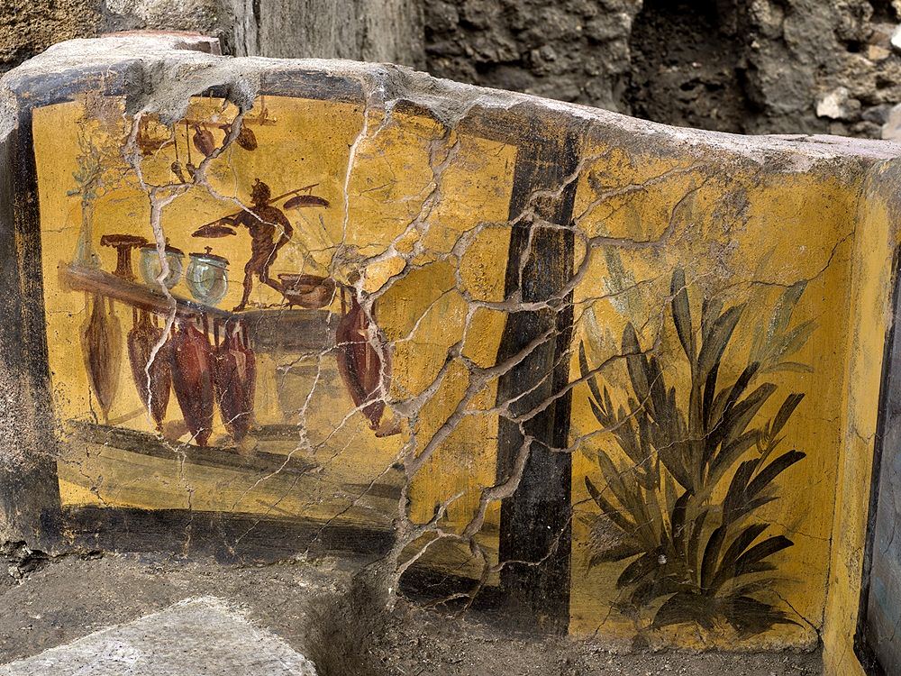 La presunta insegna del thermopolium, Pompei - Ph. © Luigi Spina