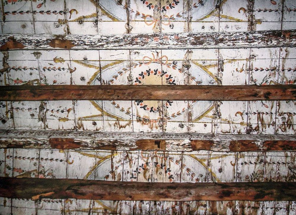 Palazzo Salituri alla Giudeca, part. della decorazione del soffitto di una sala