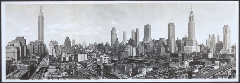 Skyline di New York nel 1931 - Ph. William Frange / Library of Congress