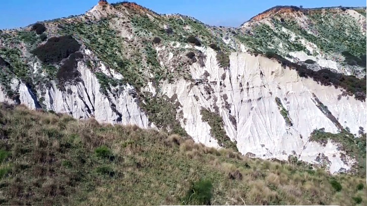 Scorcio dei calanchi in località La Vrica, Crotone