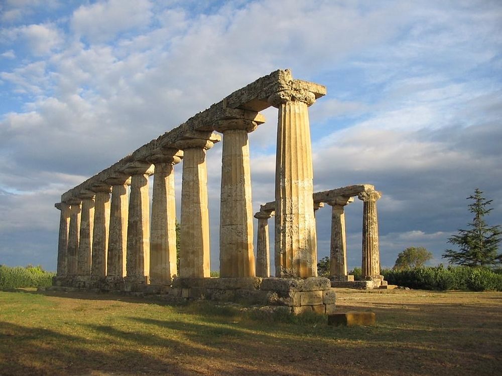 I resti del tempio di Hera a Metaponto - Ph.