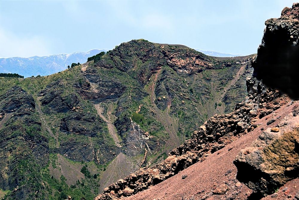 Vesuvio, scorcio del cratere