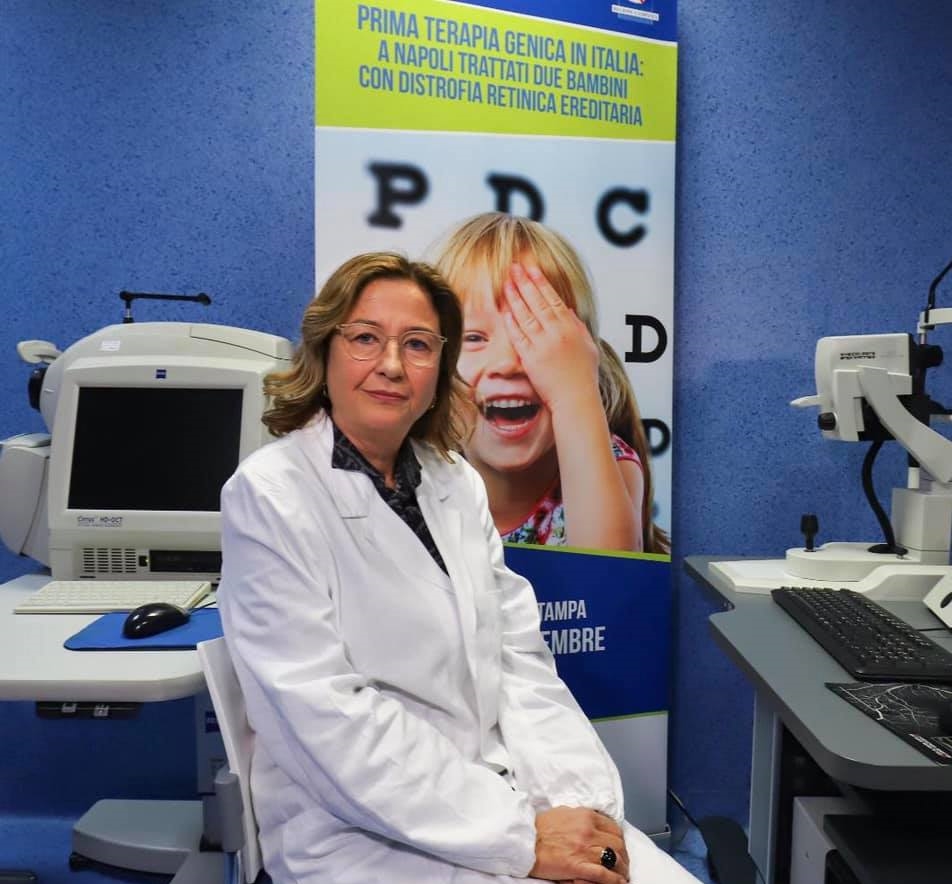 Francesca Simonelli, professore ordinario di Oftalmologia e direttrice della Clinica Oculistica dell’Università della Campania Luigi Vanvitelli 