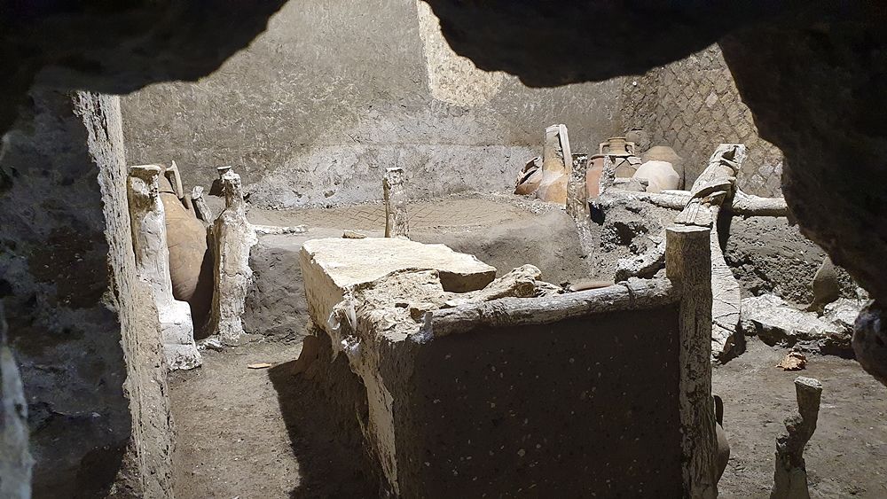 Scorcio della stanza degli schiavi - Image credit: Parco Archeologico di Pompei