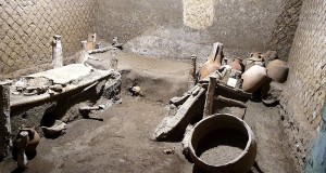 The Room of the Slaves. The latest discovery at Pompeii