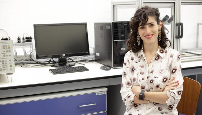 La ricercatrice Eleonora Macchia - Ph.  Marianna Ladisa per Uniba
