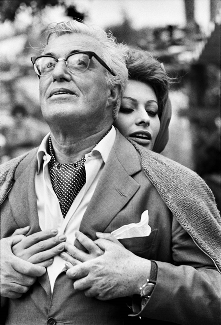 Vittorio De Sica e Sofia Loren - Ph. Chiara Samugheo ©