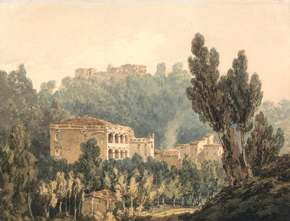 Nella Valle vicino Vietri, acquerello di J. M. William Turner, 1819 - Yale Center for British Art
