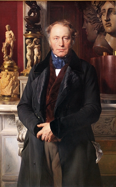 Paul Delaroche, Ritratto del conte de Pourtalès-Gorgier, 1846 - Image source / Louvre Museum